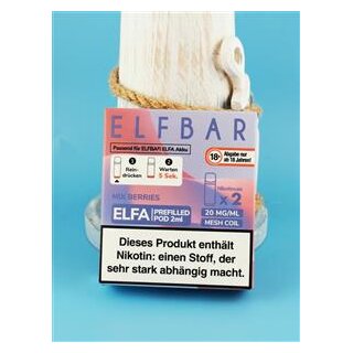 Elfbar Pod Elfa Mix Berries 20 mg/ml