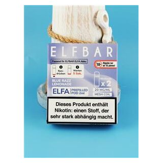 Elfbar Pod Blue Razz Lemonade 20mg/ml