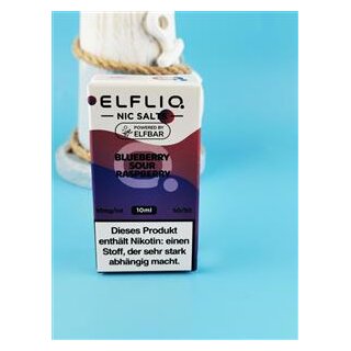 Elfbar Elfliq Blueberry  Sour Raspberry 10mg/ml