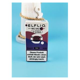 Elfbar Elfliq Blueberry Sour Raspberry 20mg/ml
