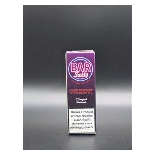 BAR Salts Cherry-Rasp-Strawberry 20 mg