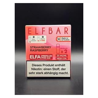 Elfbar Pod Strawberry-Raspberry 20 mg