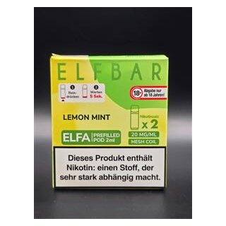 Elfbar Pod Lemon Mint 20 mg