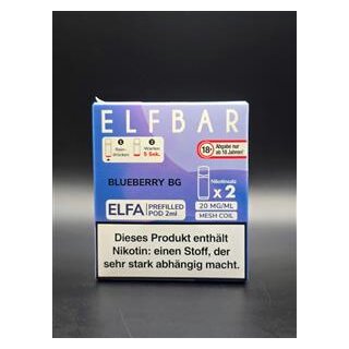 Elfbar Pod Blueberry BG 20 mg/ml