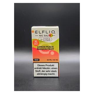 Elfbar Elfliq Lemon Peach Passion Fruit 10 mg/ml