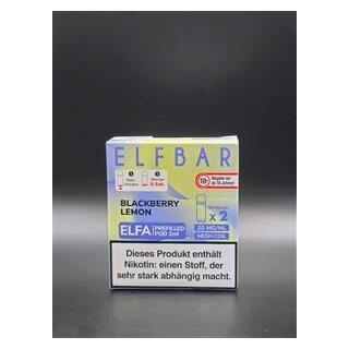 Elfbar Pod Elfa Blackberry Lemon 20 mg/ml