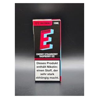TVE E Intense Cherry Strawbberry. Raspberry.Ice 10 mg