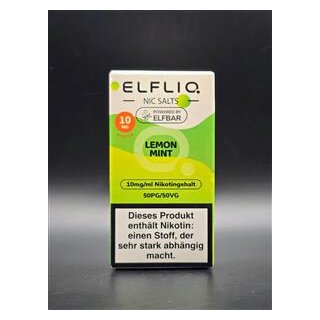 Elfbar Elfliq Lemon Mint 10mg/ml
