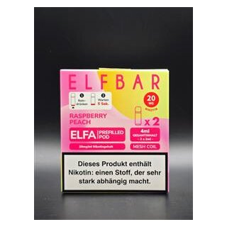 Elfbar Pod Raspberry Peach 20mg/ml